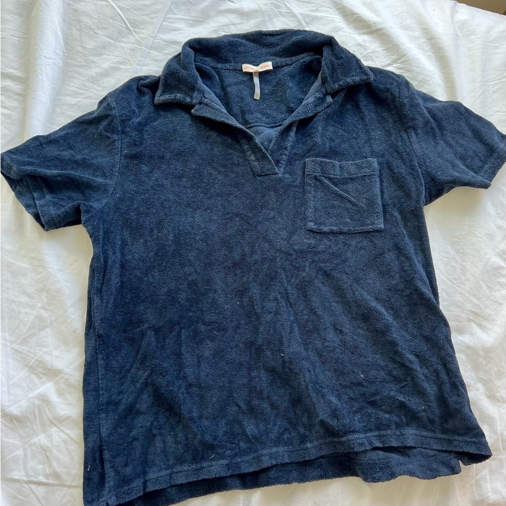 Filippa K Soft Sport navy polo